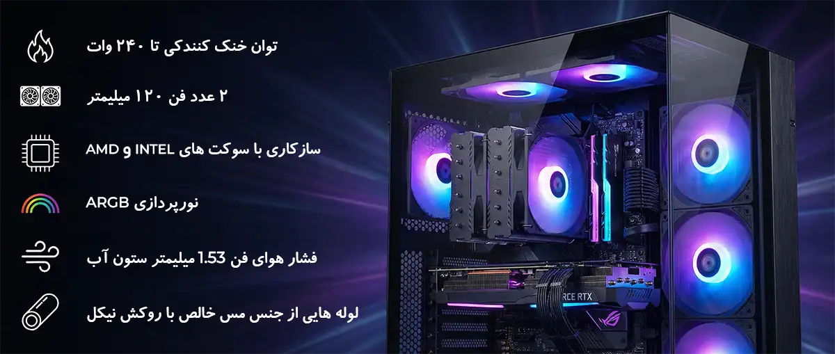 بهترین فن سی پی یو