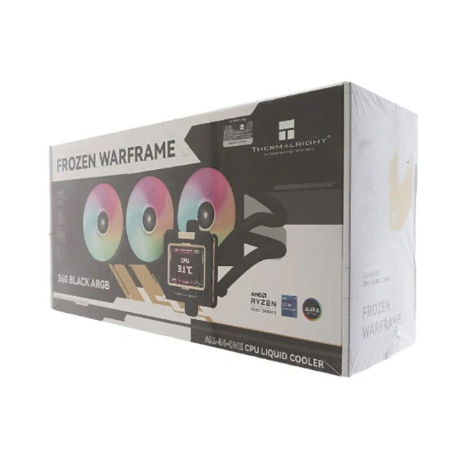 خنک کننده مایع ترمالرایت Frozen Warframe 360 ARGB با نمایشگر LCD و نورپردازی ARGB