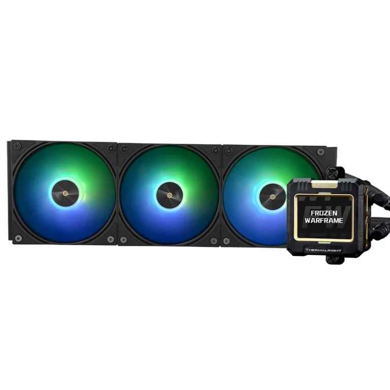خنک کننده مایع ترمالرایت Frozen Warframe 360 ARGB با نمایشگر LCD و نورپردازی ARGB