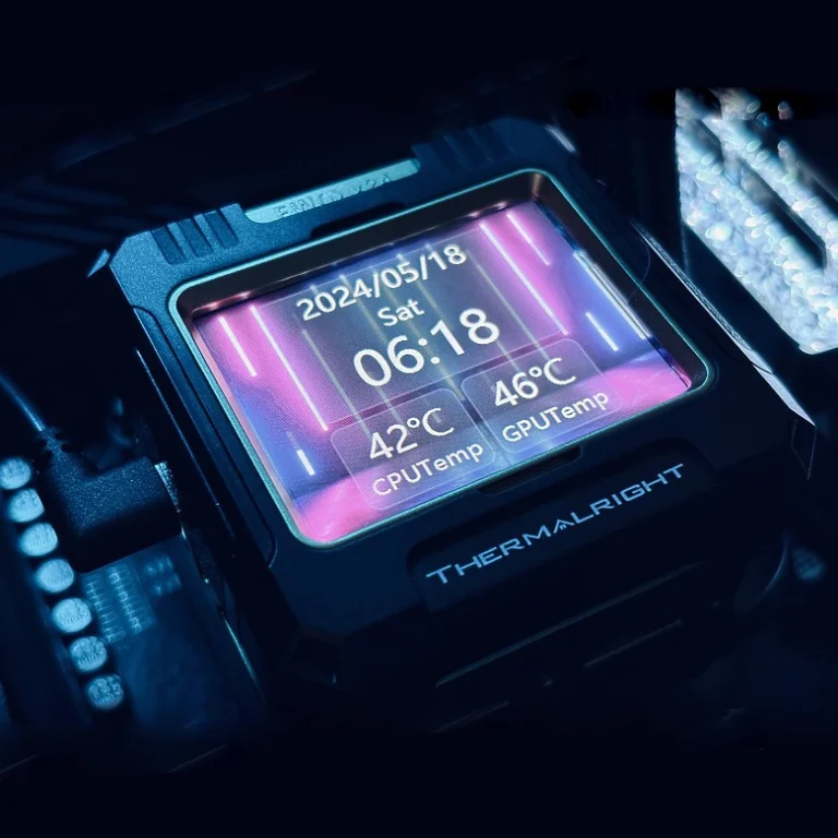 خنک کننده مایع ترمالرایت Frozen Warframe 360 ARGB با نمایشگر LCD و نورپردازی ARGB