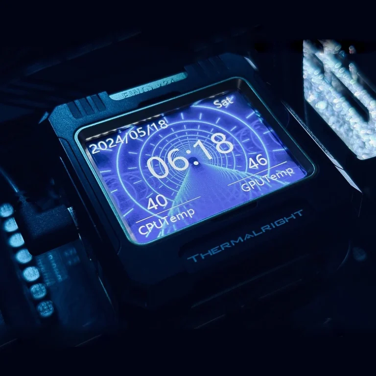 خنک کننده مایع ترمالرایت Frozen Warframe 360 ARGB با نمایشگر LCD و نورپردازی ARGB