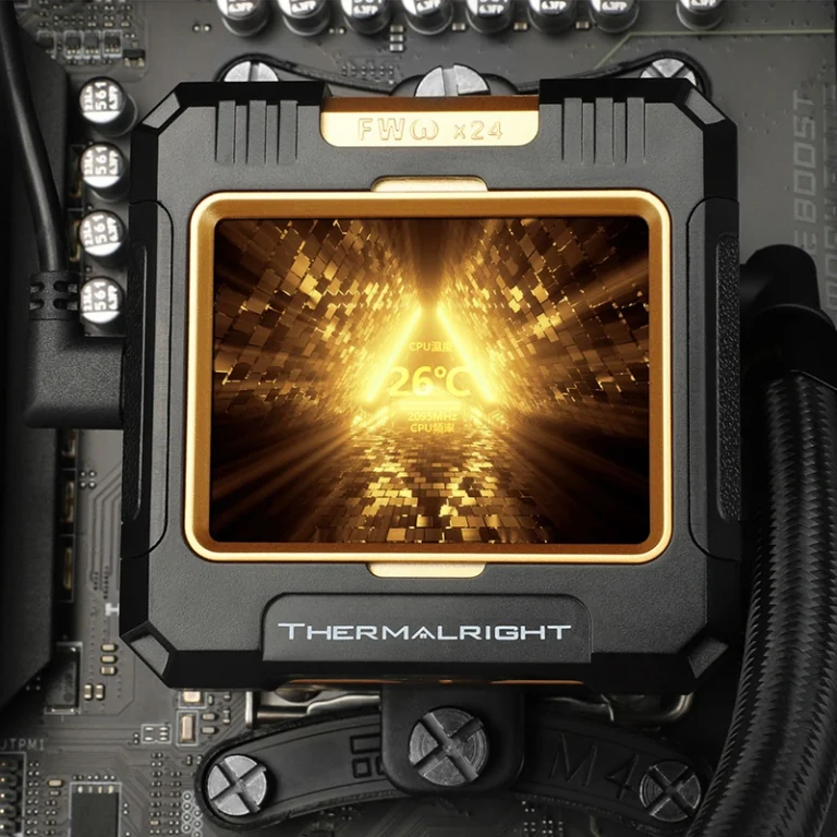 خنک کننده مایع ترمالرایت Frozen Warframe 360 ARGB با نمایشگر LCD و نورپردازی ARGB