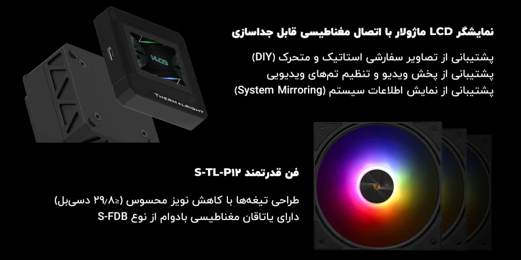خنک کننده آبی ترمالرایت FW SE 360 ARGB