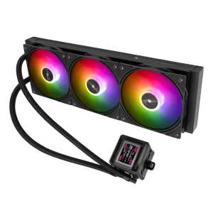 خنک‌ کننده مایع ترمالرایت مدل Frozen Warframe SE 360 BLACK ARGB