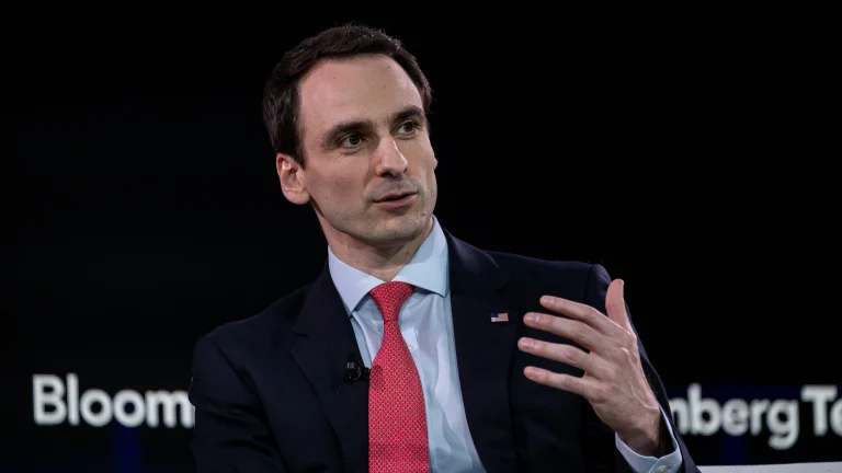 Michael Kratsios during the Bloomberg Tech conference in San Francisco, California, US, on Thursday, June 5, 2025.