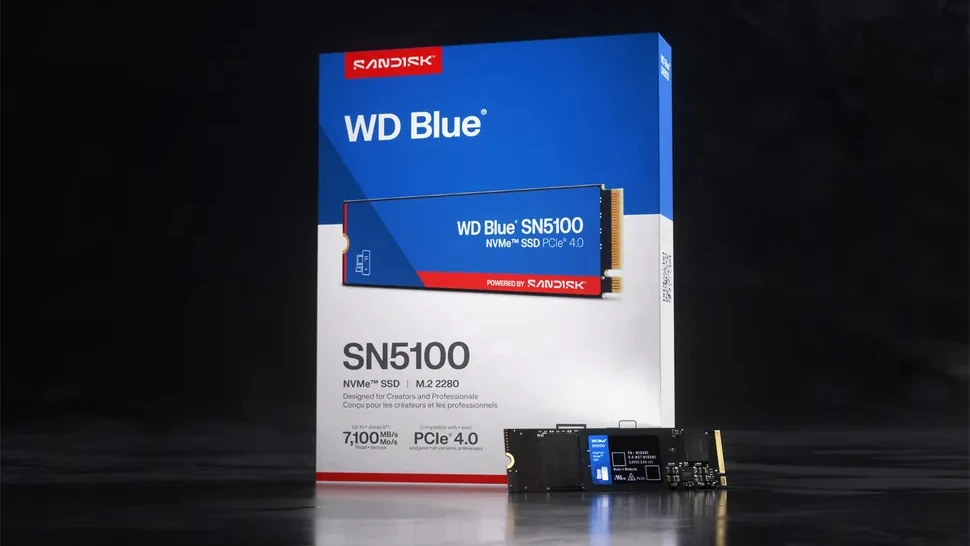 سندیسک SSD جدید WD Blue SN5100 را عرضه کرد، با ادعای ۳۰٪ عملکرد بالاتر نسبت به مدل قبلی