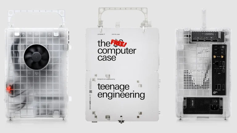 Free mini-ITX case made of one sheet of translucent plastic arrives, stock evaporates instantly — Teenage Engineering’s foldable Computer-2 sports odd layout, with the GPU above the motherboard | Tom's Hardware