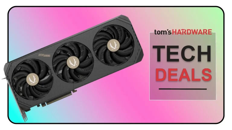 Tech Deals cover featuring a Zotac RTX 5090 Graphics Card