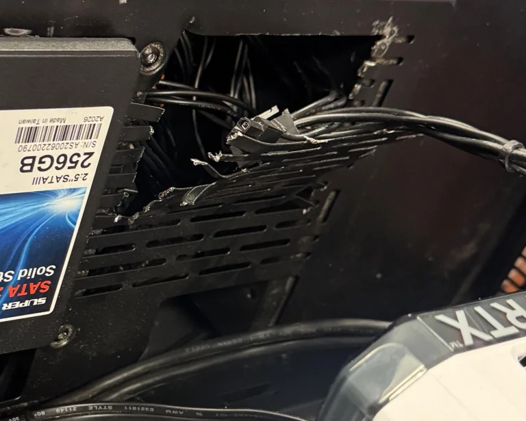 Baffling PC modification