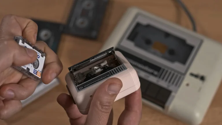 Remaking a Commodore 64 Datasette from 1982 using 1993 microcassette tech — TechTuber touts 1MB per tape, a 5x improvement over the original | Tom's Hardware