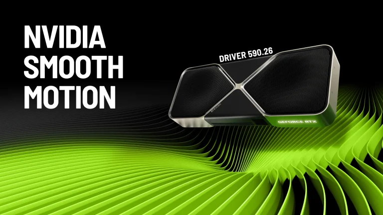 Nvidia Smooth Motion is part of driver 590.26