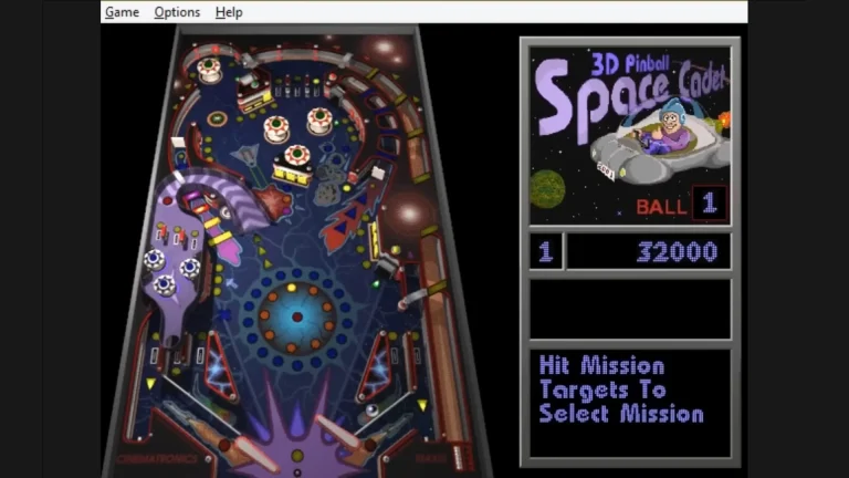 اسکرین‌شات پین‌بال