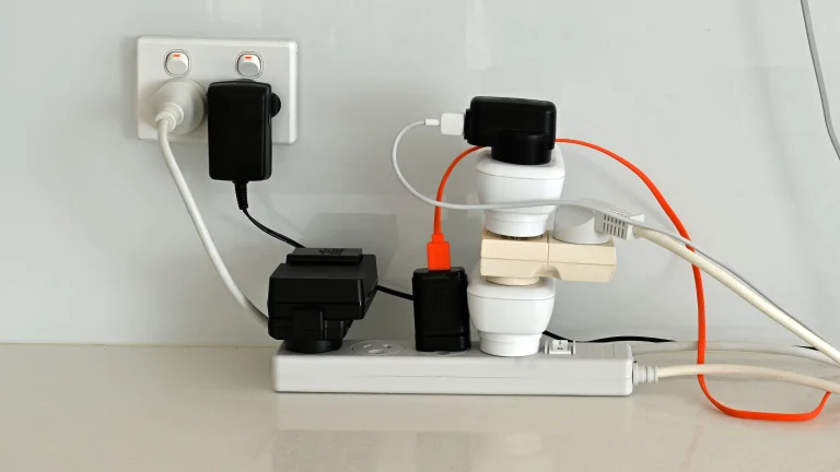 Overloaded plug sockets