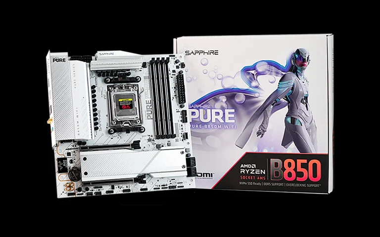 Sapphire launches a pair of AMD B850 motherboards for Ryzen CPUs — white offerings for budget builds | Tom's Hardware