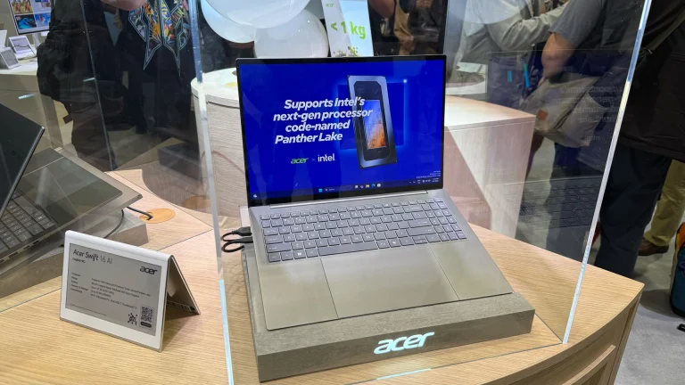 Intel Panther Lake breaks cover in Acer Swift 16 AI — company also touts world's largest trackpad with stylus support | Tom's Hardware