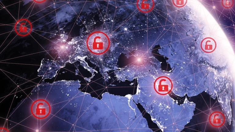 تصویرسازی DDoS جهانی