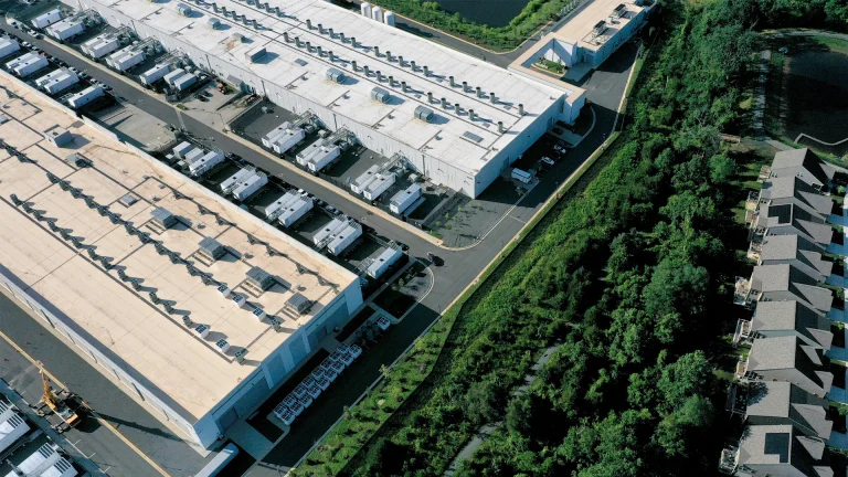 Amazon AWS datacenter from the sky.