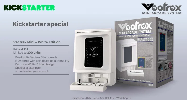 Vectrex Mini - White Edition