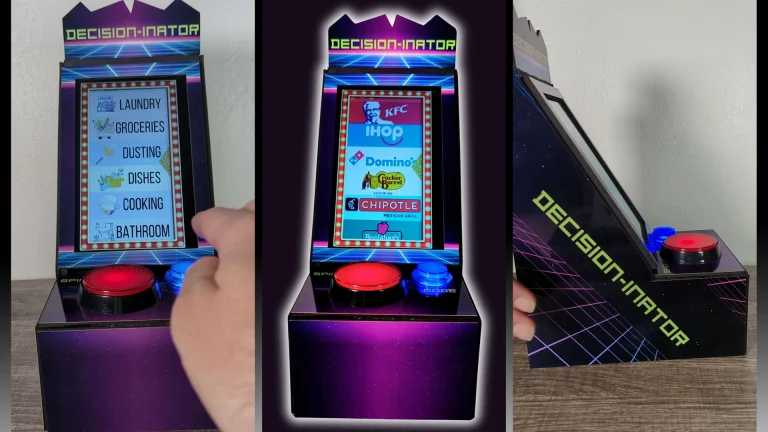 The Decisioninator ‘saved my marriage’ says software engineer — Raspberry Pi-powered device automates restaurant, chore, date night, and movie night choices | Tom's Hardware