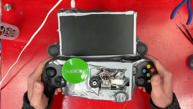 Homemade original Xbox handheld