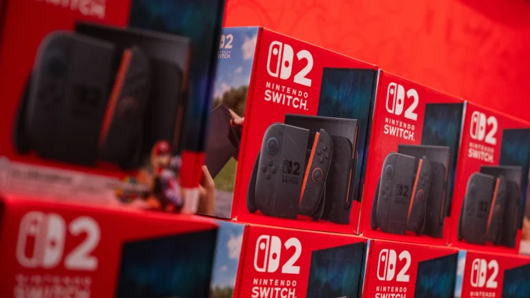 Nintendo Switch 2 on shelves