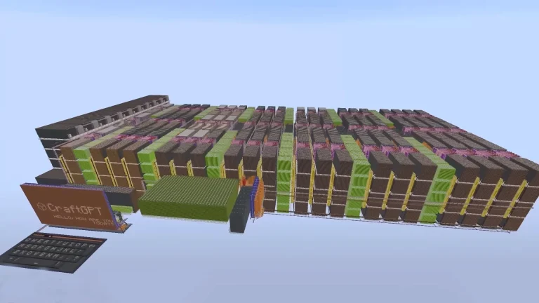 Famed gamer creates working 5 million parameter ChatGPT AI model in Minecraft, made with 439 million blocks — AI trained to hold conversations, working model runs inference in the game | Tom's Hardware
