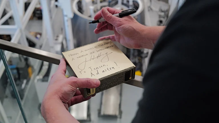 DGX Spark gets Jensen hand-delivered