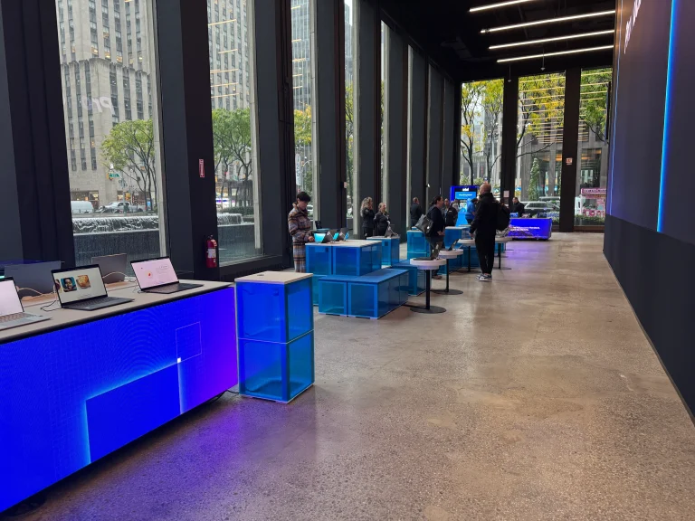 Intel NYC 2025 pop-up store