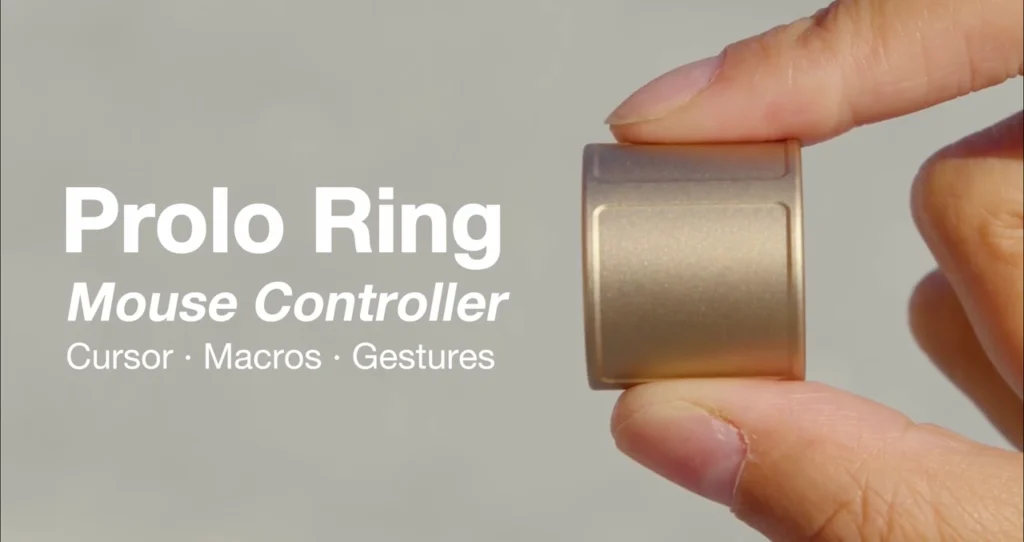 Give your mouse the finger with this wild cursor control ring — Prolo Ring hits Kickstarter, hoping to transform your finger into the ultimate macro and gesture device | Tom's Hardware