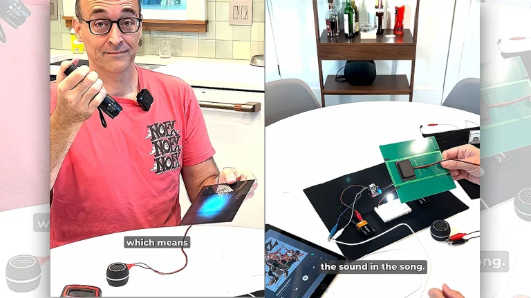Teacher uses cheap laser and solar panel to transmit wireless sound — iPad powers home project that was inspired by solar panel making noise when attached to speaker | Tom's Hardware