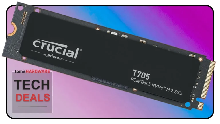 کاور پیشنهادات فناوری با یک SSD Crucial T705 4TB