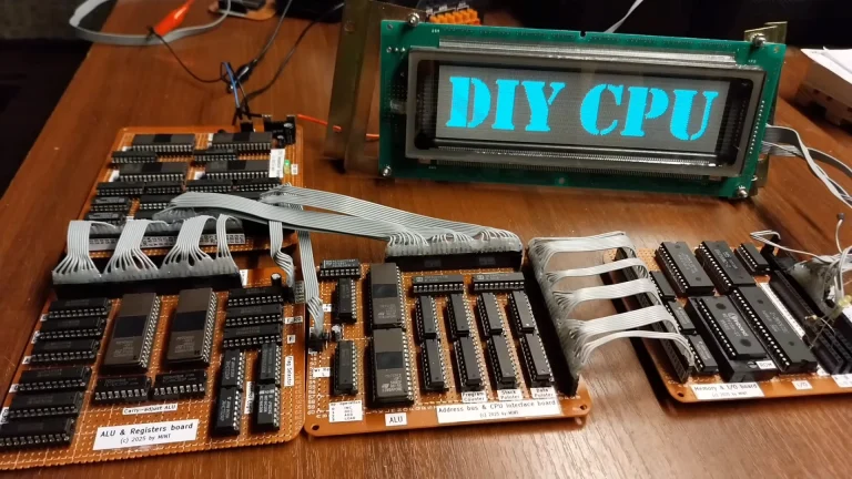 A DIY CPU made from scratch