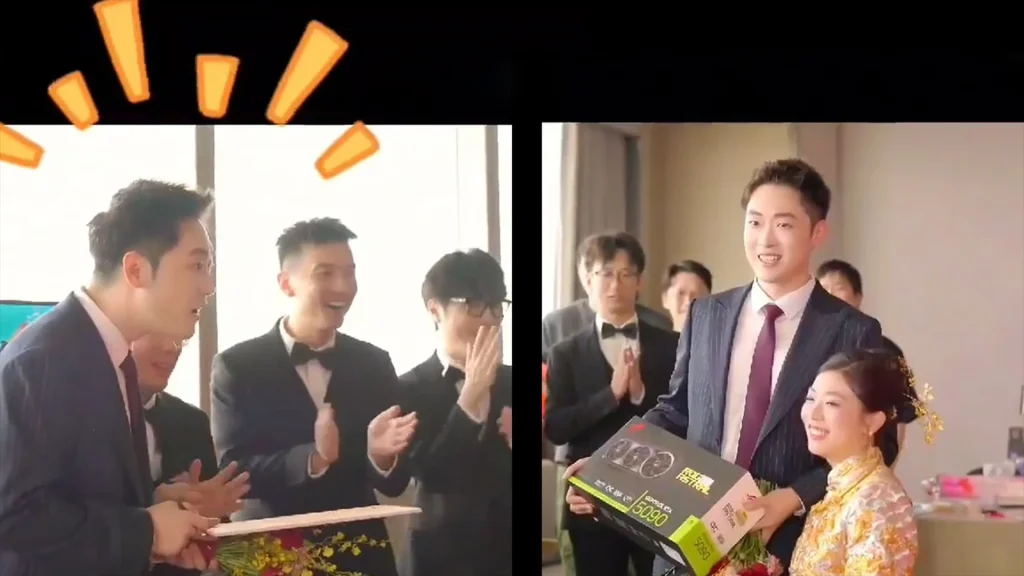 Bride surprises new husband with an RTX 5090 on wedding day — Chinese number slang reveals surprise gift | Tom's Hardware