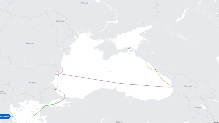 کابل‌های زیردریایی در دریای سیاه