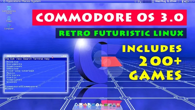 Commodore OS 3.0: Retro Linux Gaming Distro - YouTube