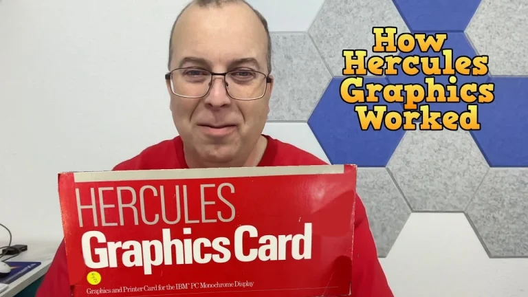 How the Hercules Graphics Card Worked - YouTube