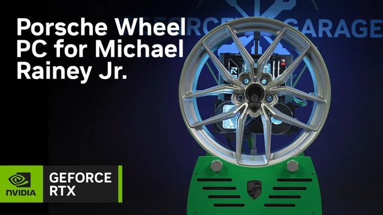 GeForce Garage - Porsche Wheel PC for Michael Rainey Jr. - YouTube