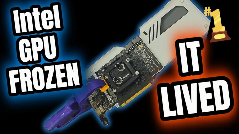 I Froze Intel’s B580 GPU. It Should’ve Died. - YouTube