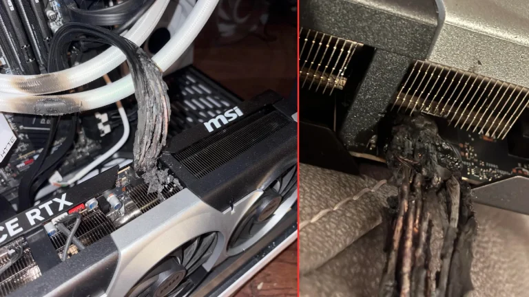 Nvidia GeForce RTX 5090 power wire reportedly caught fire despite using the original cable — CPU cooler's tubing was also caught in the blaze | Tom's Hardware