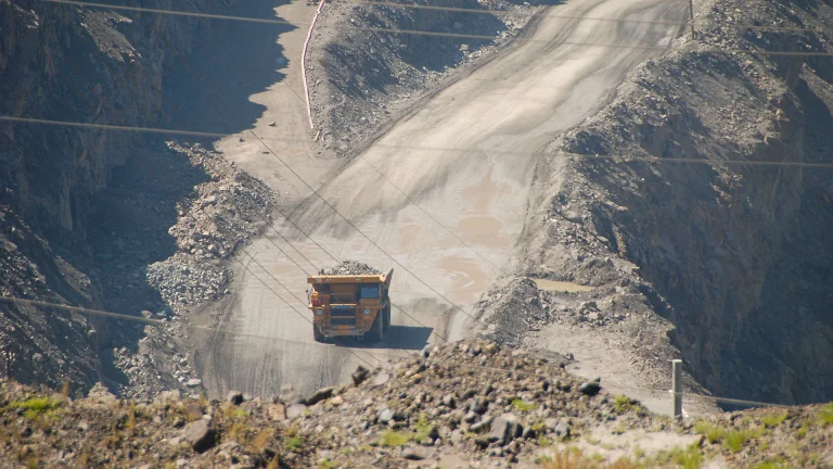 معدن خاک‌های کمیاب در بایان اوبو، شهری معدنی در مغولستان داخلی چین.