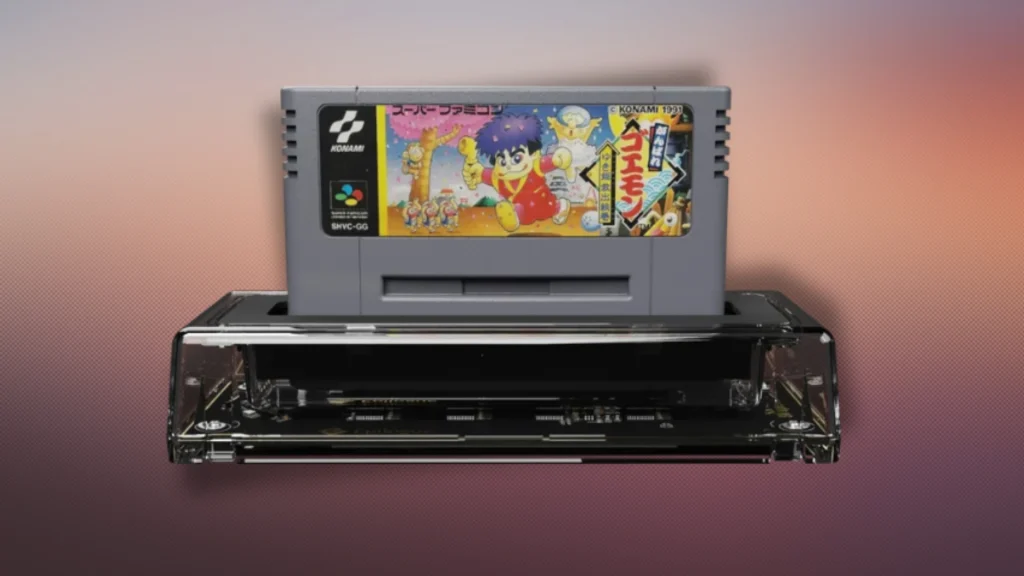 آداپتور USB-C برای کارتریج‌های SNES نینتندو برای بازی، پشتیبان‌گیری و اعتبارسنجی