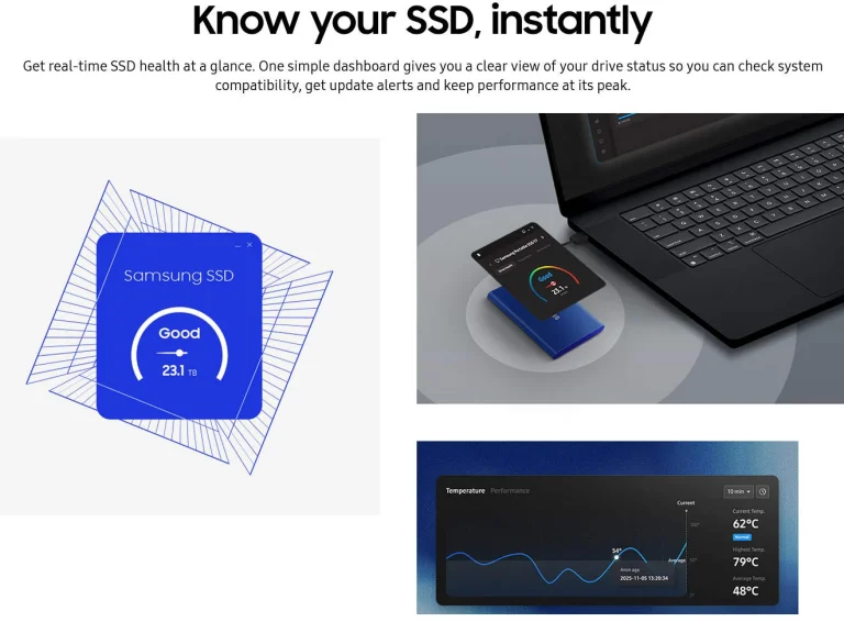 نرم‌افزار Samsung Magician
