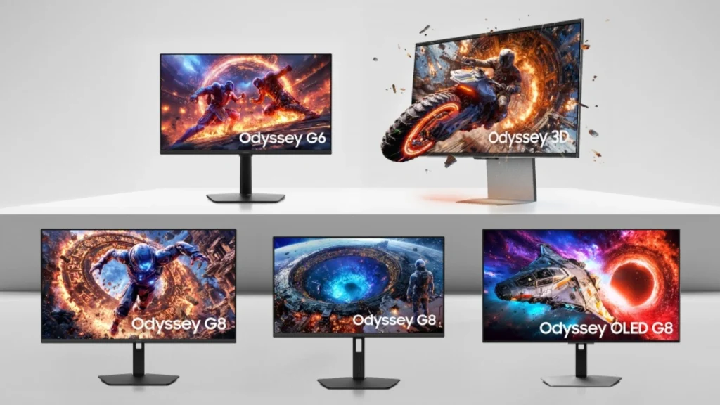 مانیتور جدید 6K سامسونگ ‘Odyssey 3D’ با قابلیت ردیابی چشم در CES 2026 در کانون توجه قرار گرفت