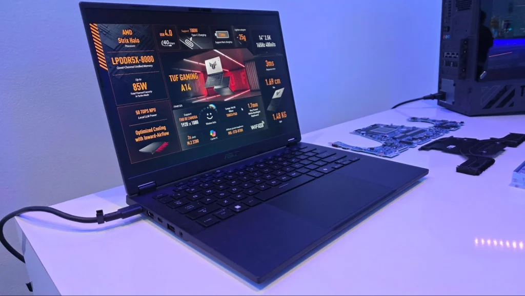 Asus puts Strix Halo in the TUF Gaming A14 — Strong integrated graphics in a very thin chassis | Tom's Hardware