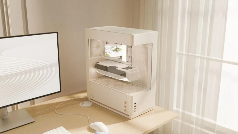 CyberPowerPC's MA-01 comes with analog color control knobs, woven steel mesh, and slanted airflow – modern trimmings meet retro design in new curved-glass PC case | Tom's Hardware