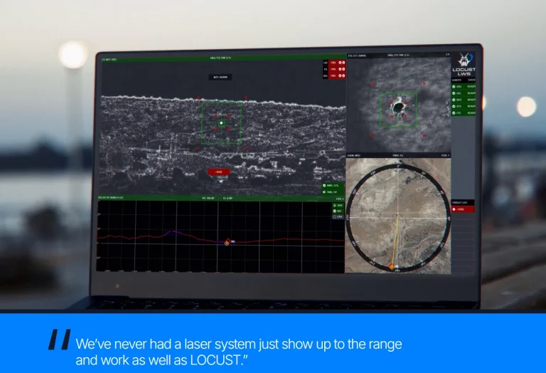 سامانه سلاح لیزری متحرک LOCUST شرکت AV
