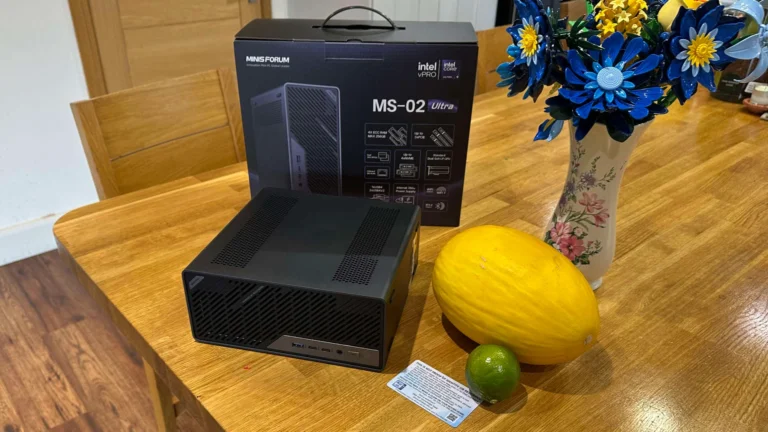 بررسی عملی مینی ورک‌استیشن Minisforum MS-02 Ultra