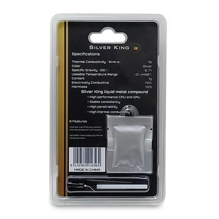 لیکوئید متال ترمالرایت Silver King انتقال حرارتی 79 W/m.k
