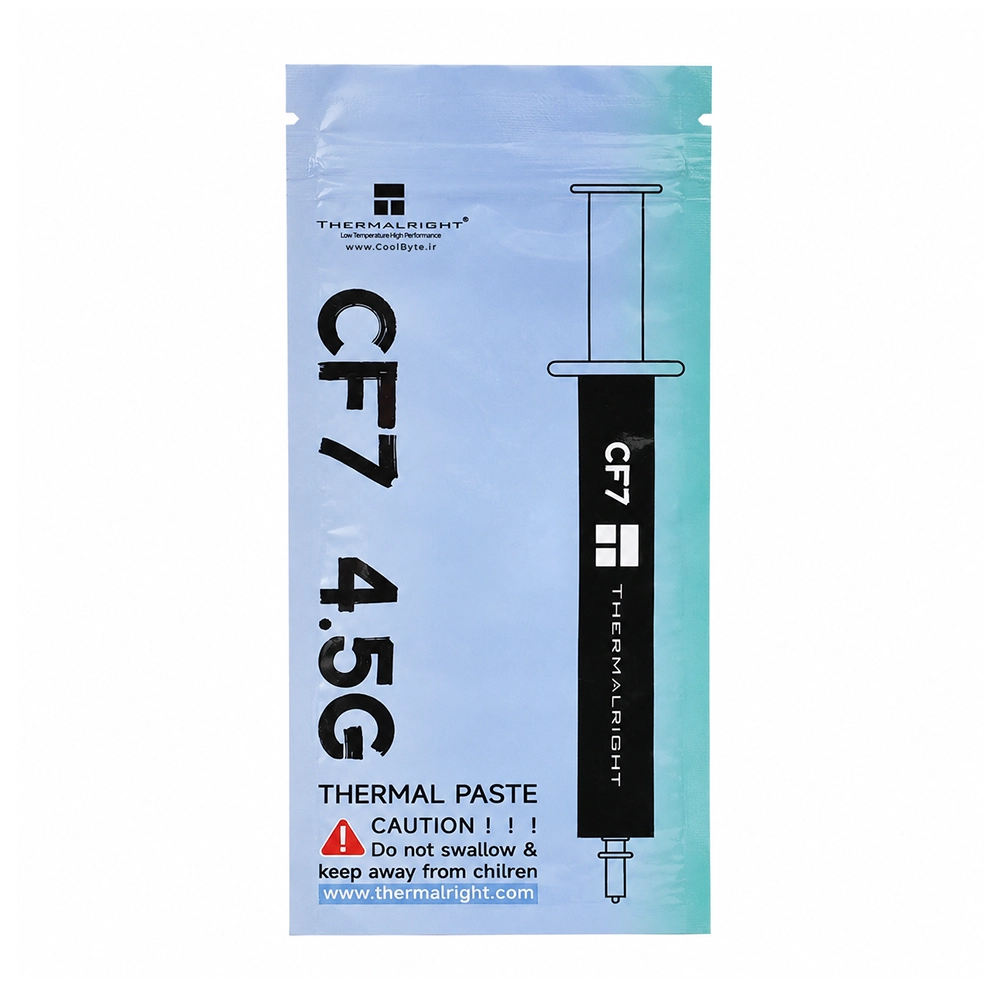 خمیر سیلیکون ترمالرایت CF7 وزن 4.5 گرمی