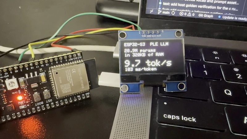 اجرای مدل هوش مصنوعی عظیم روی میکروکنترلر ارزان ESP32-S3 با ترفند گوگل